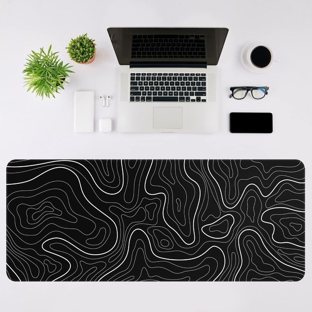 Gaming Keyboard And Mouse Pad - Alas Mouse Gaming Profesional Bentuk Topografi