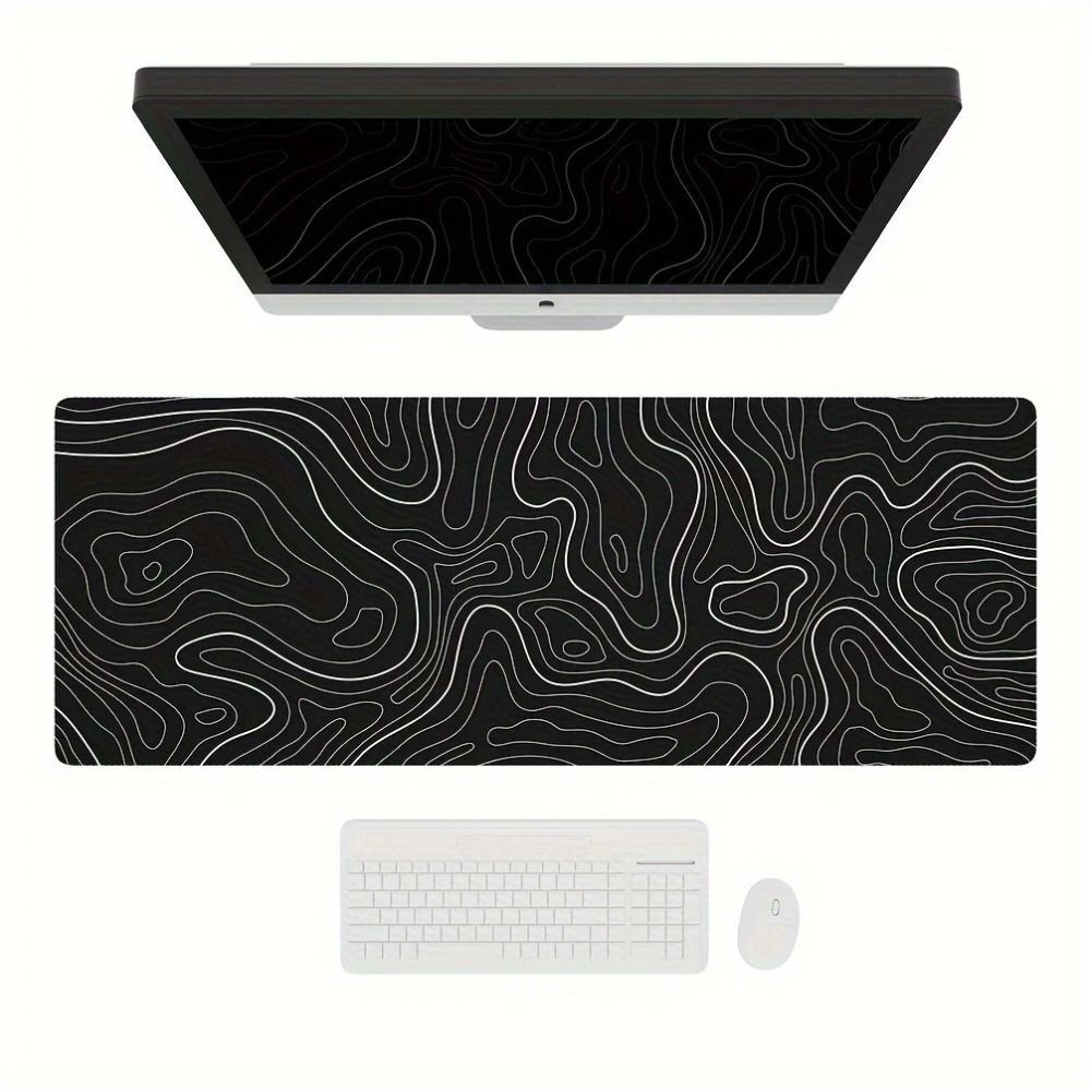 Gaming Keyboard And Mouse Pad - Alas Mouse Gaming Profesional Bentuk Topografi