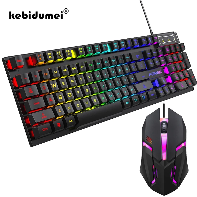 Gaming Keyboard Budget - 104 Tombol Keyboard Mekanik Backlit Berkabel