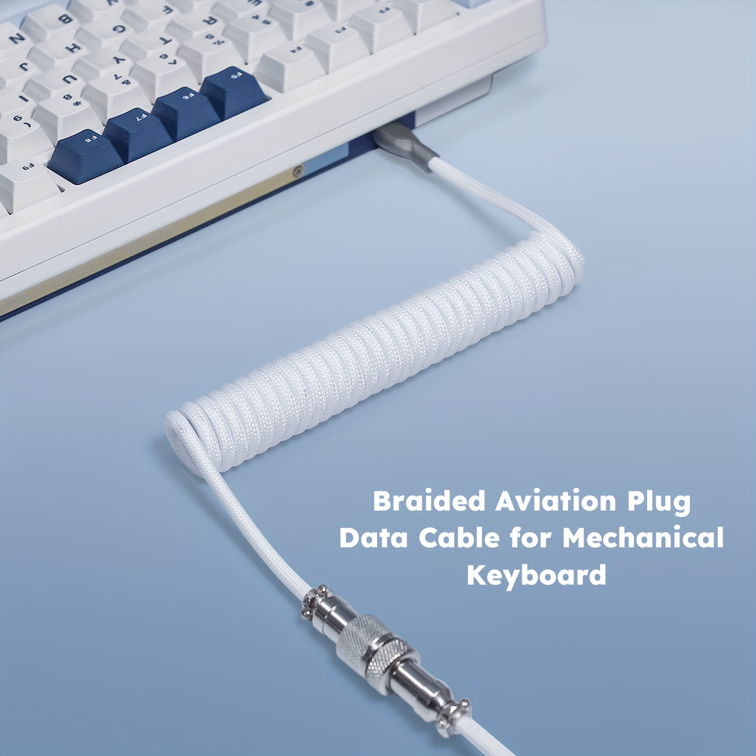 Coiled Usb Cable - Kabel Melingkar Keyboard Mekanis Tipe C