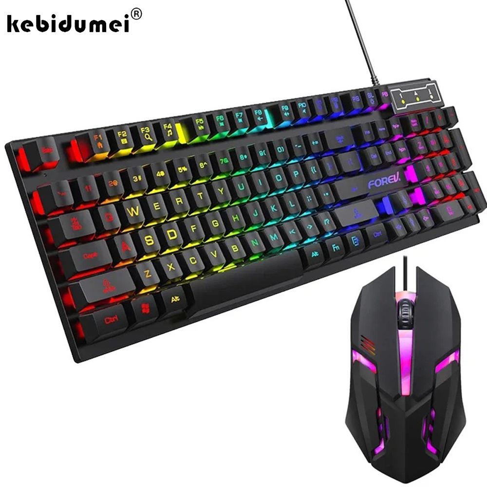 Gaming Keyboard Budget - Kebidumei 104 Key Keyboard Mekanis dengan