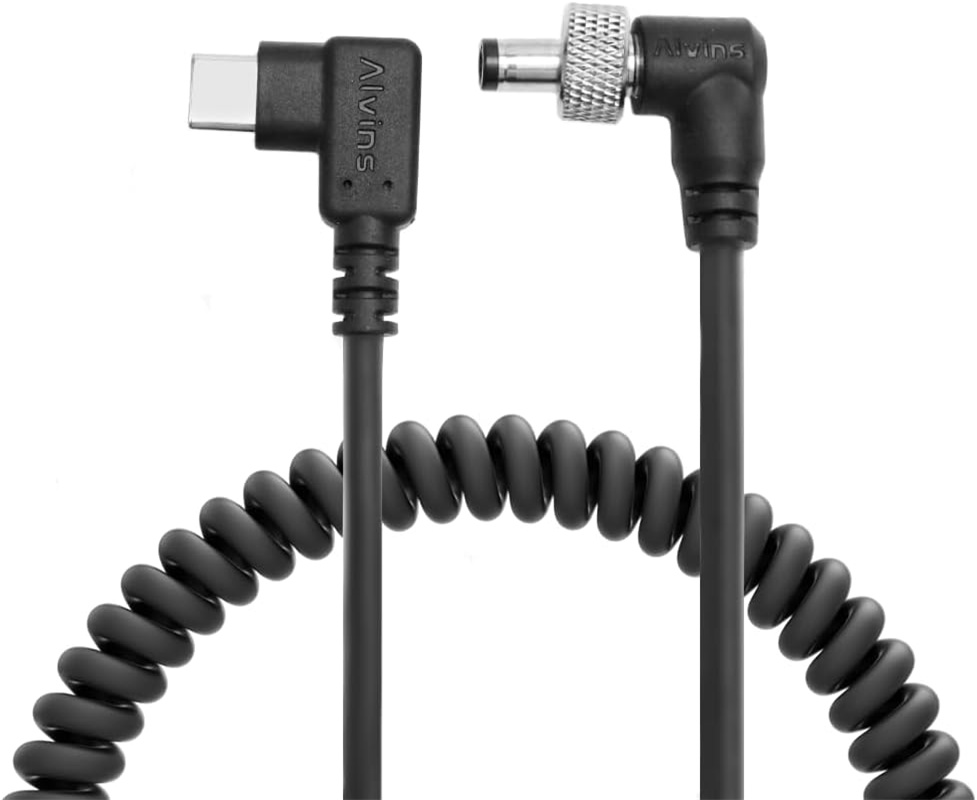 Coiled Usb Cable - Kabel Alvin PD USB-C Tipe-C untuk