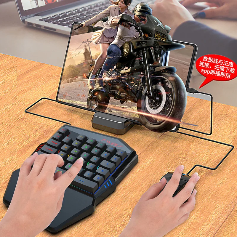 T-WOLF TF900 satu tangan Keybo - Gaming Keyboard Hand ulasan dan harga