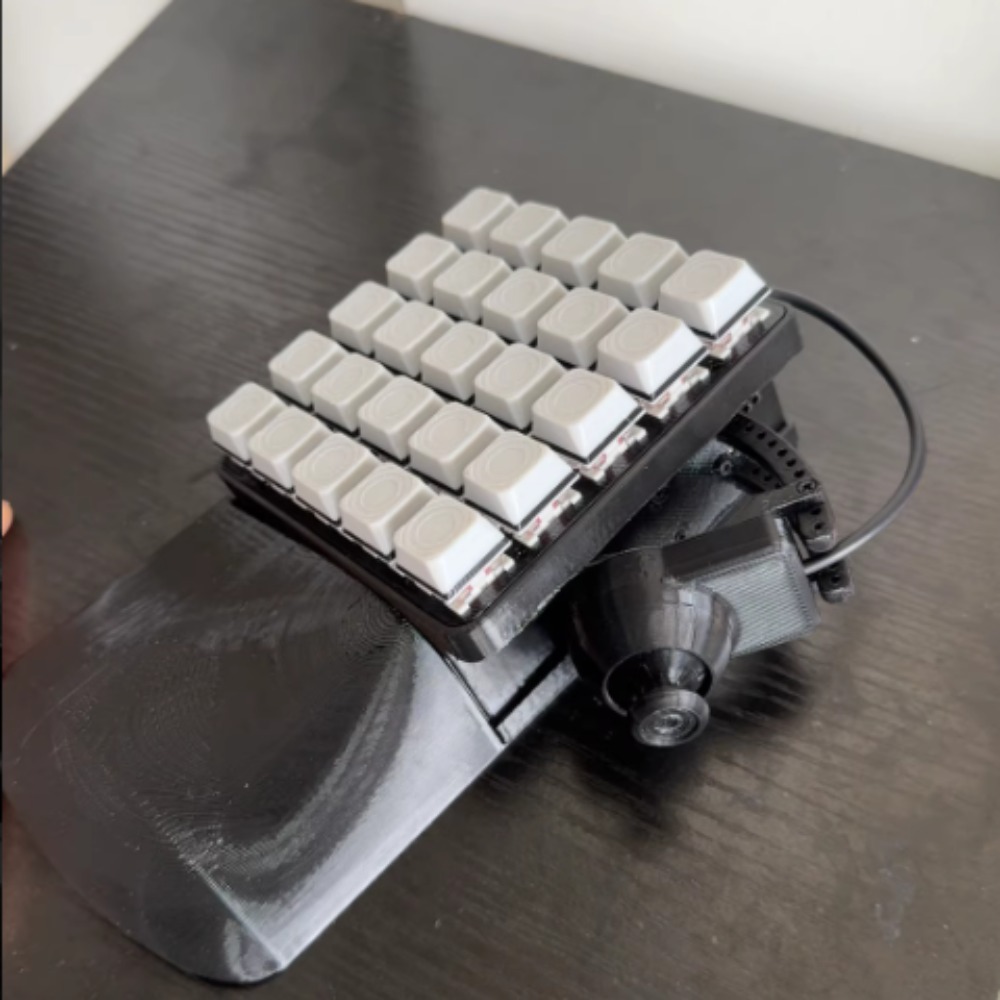 DIY Joystick Game Satu Tangan  - Gaming Keyboard Hand ulasan dan harga