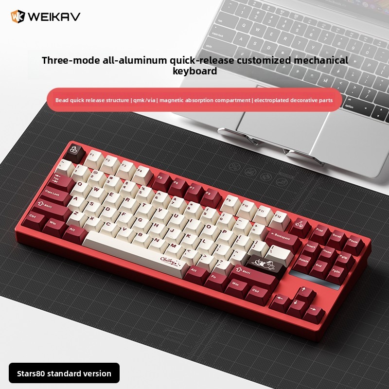 WEIKAV STARS80 TKL Keyboard Me - Gaming Keyboard Tkl ulasan dan harga