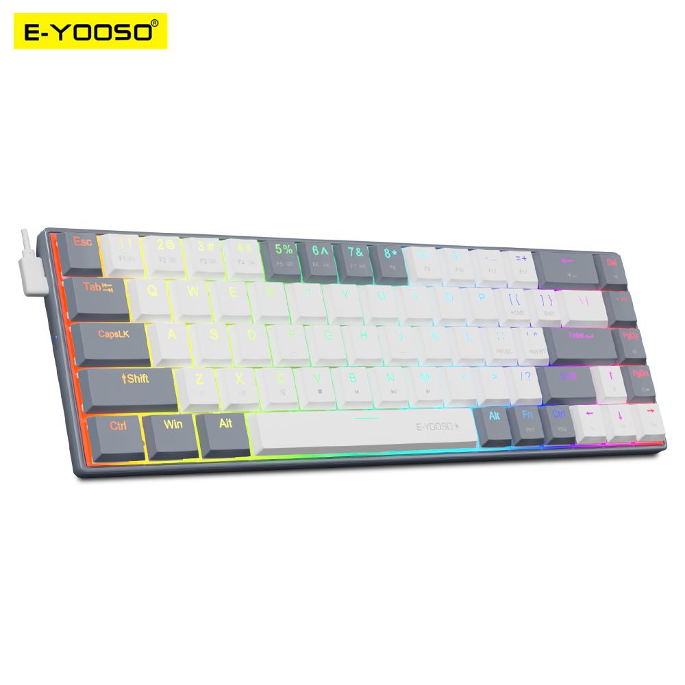 E-YOOSO A68 RGB Keyboard Gamin - Gaming Keyboard Budget ulasan dan harga
