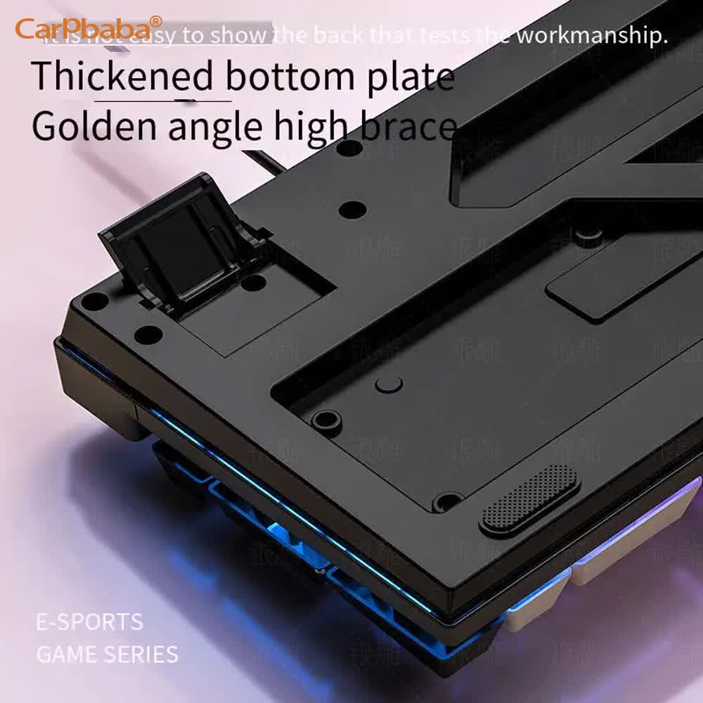 Carpbaba K500 104 tombol USB k - Gaming Keyboard Budget ulasan dan harga