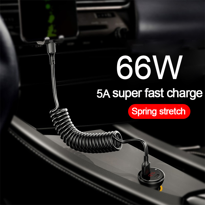 Kabel USB C ke USB C 5A Fast C - Coiled Usb Cable ulasan dan harga