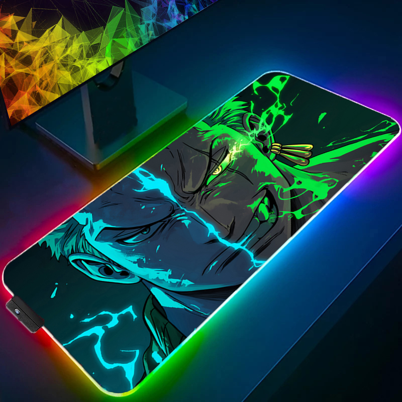 ONE PIECE Zoro Mouse Pad RGB A - Gaming Keyboard Best ulasan dan harga