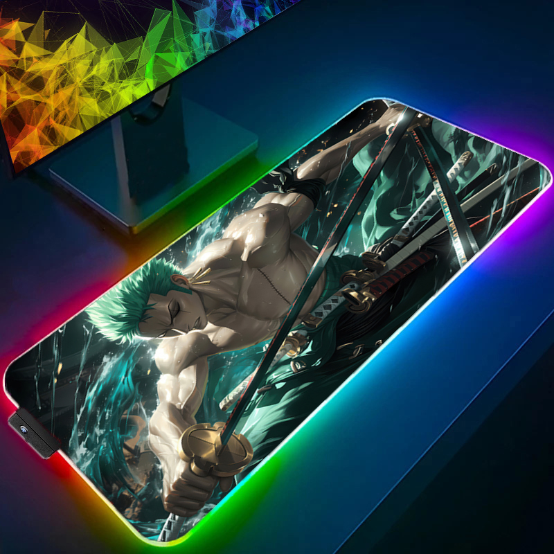 ONE PIECE Zoro Mouse Pad RGB A - Gaming Keyboard Best ulasan dan harga