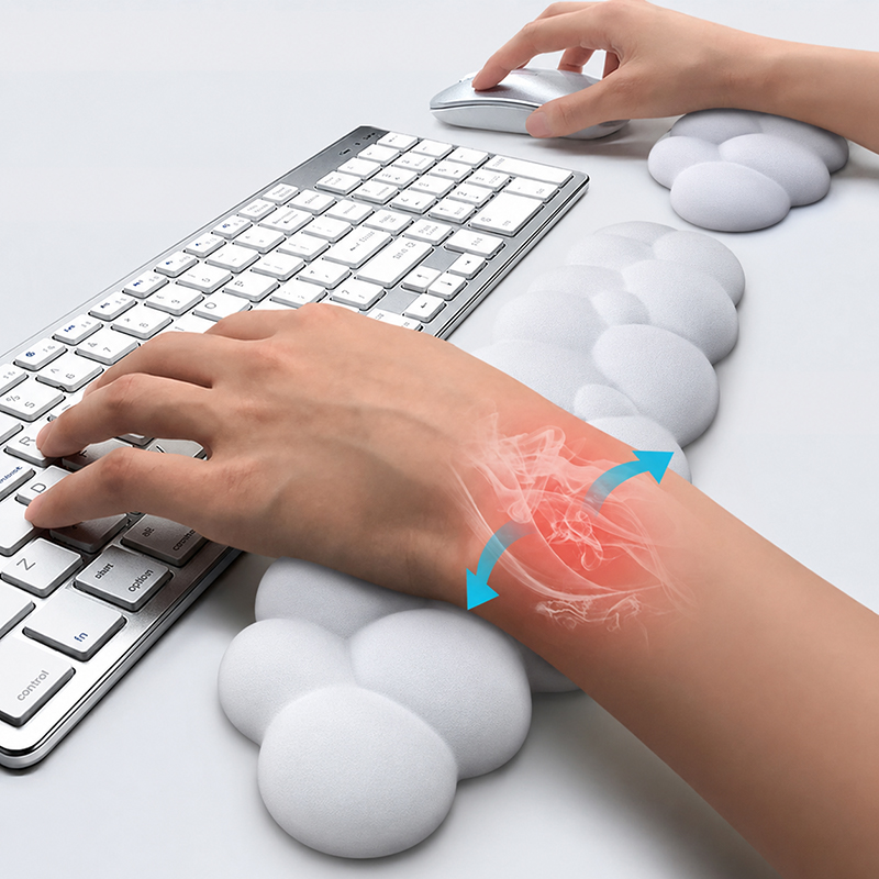 Alas Mouse dengan Sandaran Per - Gaming Keyboard Hand ulasan dan harga