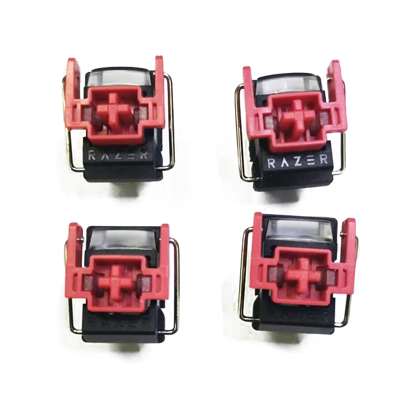 4 Buah Sakelar Optik Merah Lin - Gaming Keyboard Ergo ulasan dan harga