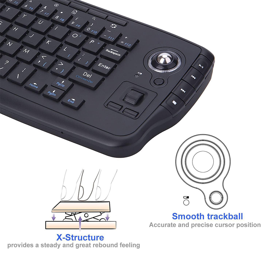 Jomaa Keyboard Trackball nirka - Gaming Keyboard Budget ulasan dan harga
