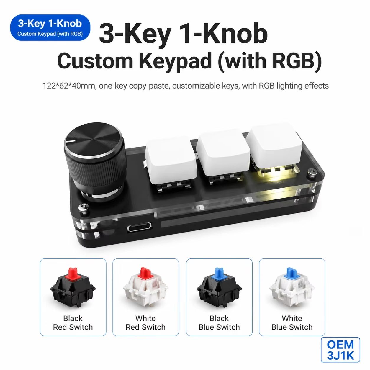 Keyboard Mekanik 3 Tombol Terp - Gaming Keyboard Number Pad ulasan dan harga