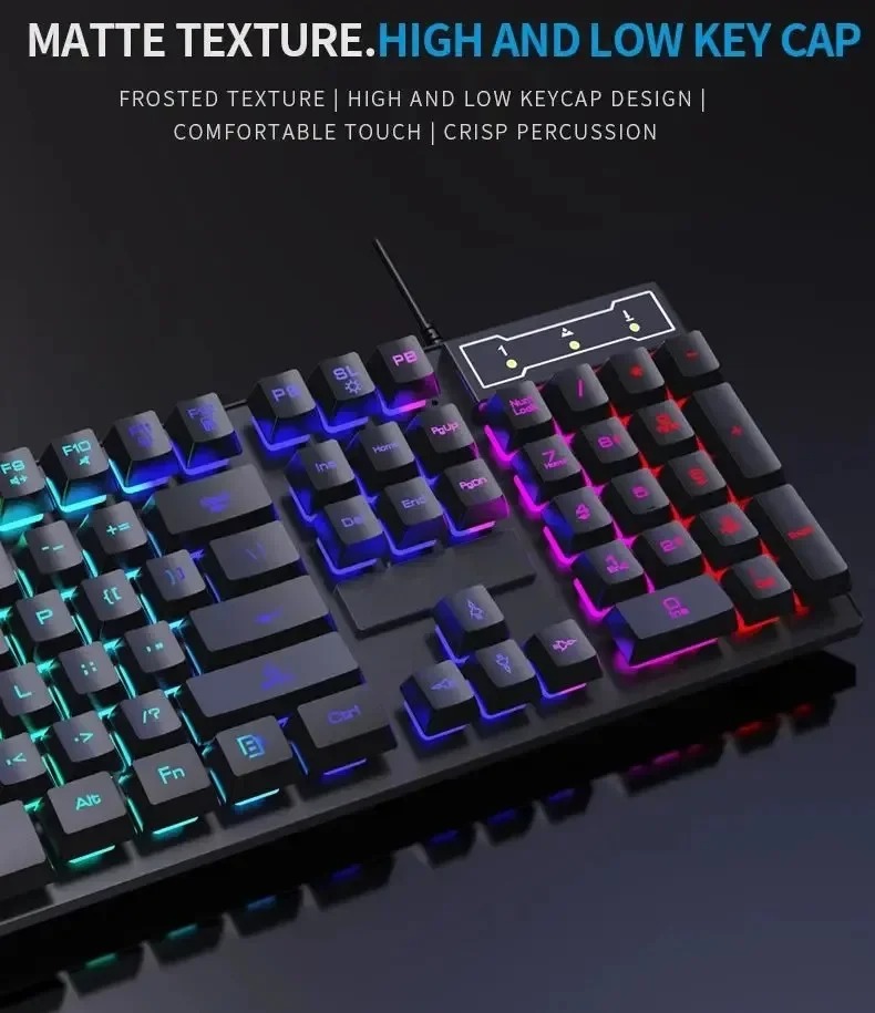 Kebidumei 104 Key Keyboard Mek - Gaming Keyboard Budget ulasan dan harga