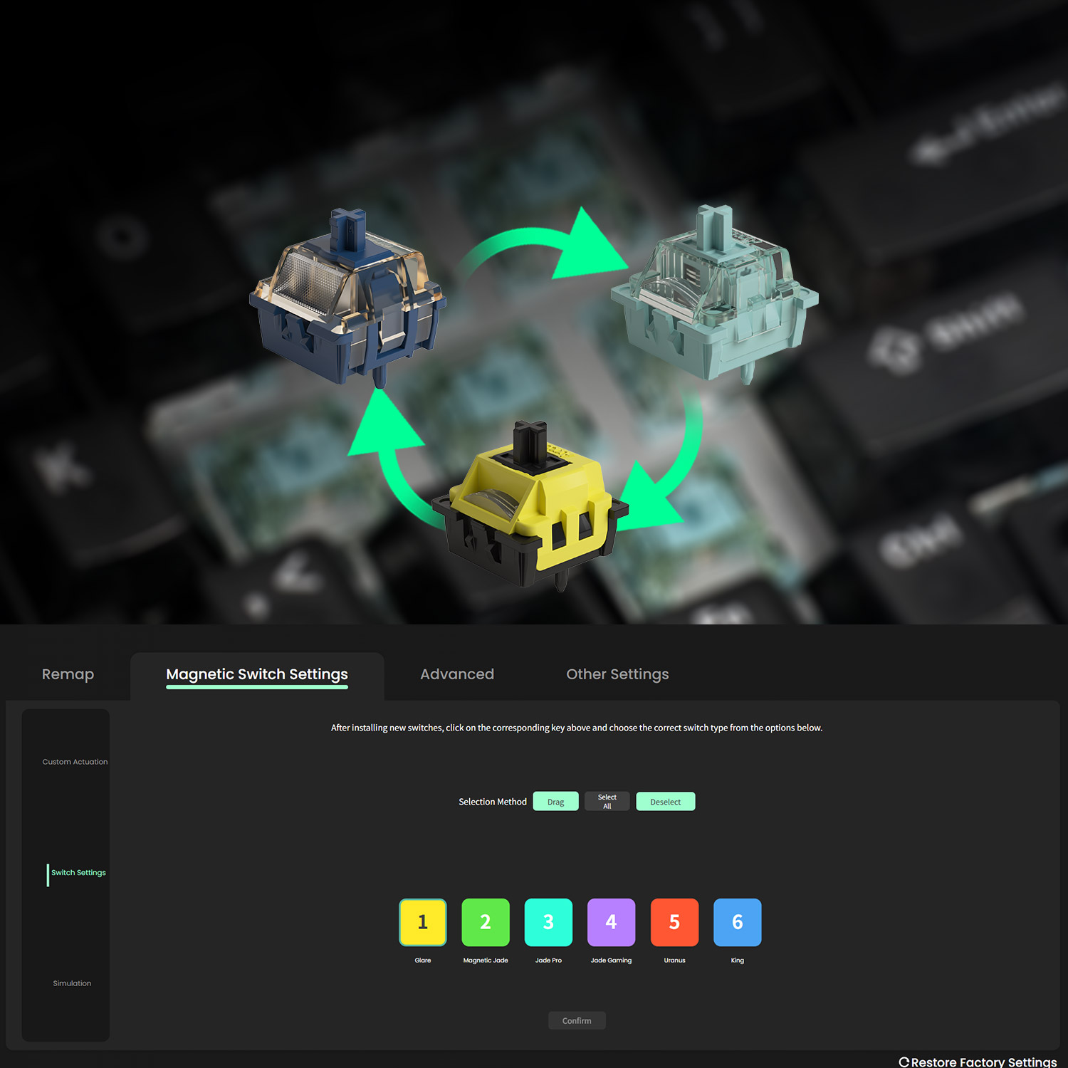 AKKO X MONSGEEK M3 V5 HE Keybo - Gaming Keyboard Tkl ulasan dan harga