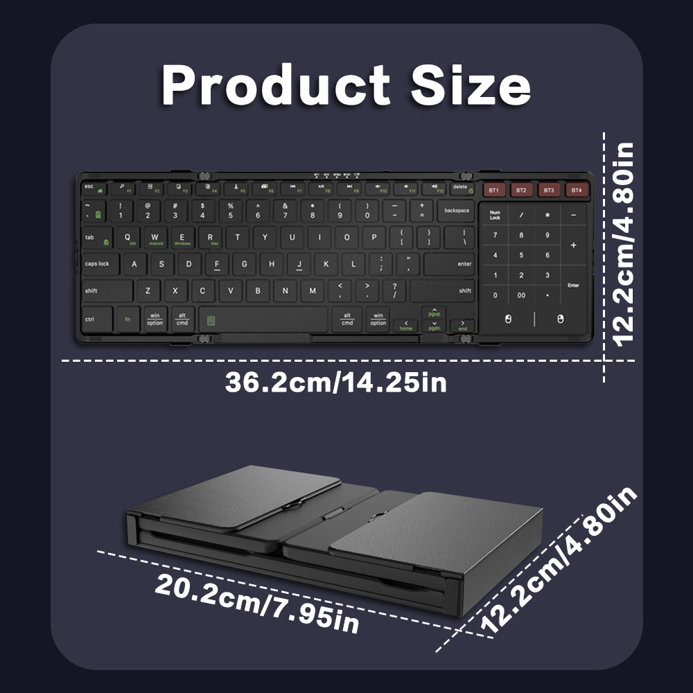 JOMAA Keyboard Bluetooth Lipat - Gaming Keyboard Budget ulasan dan harga