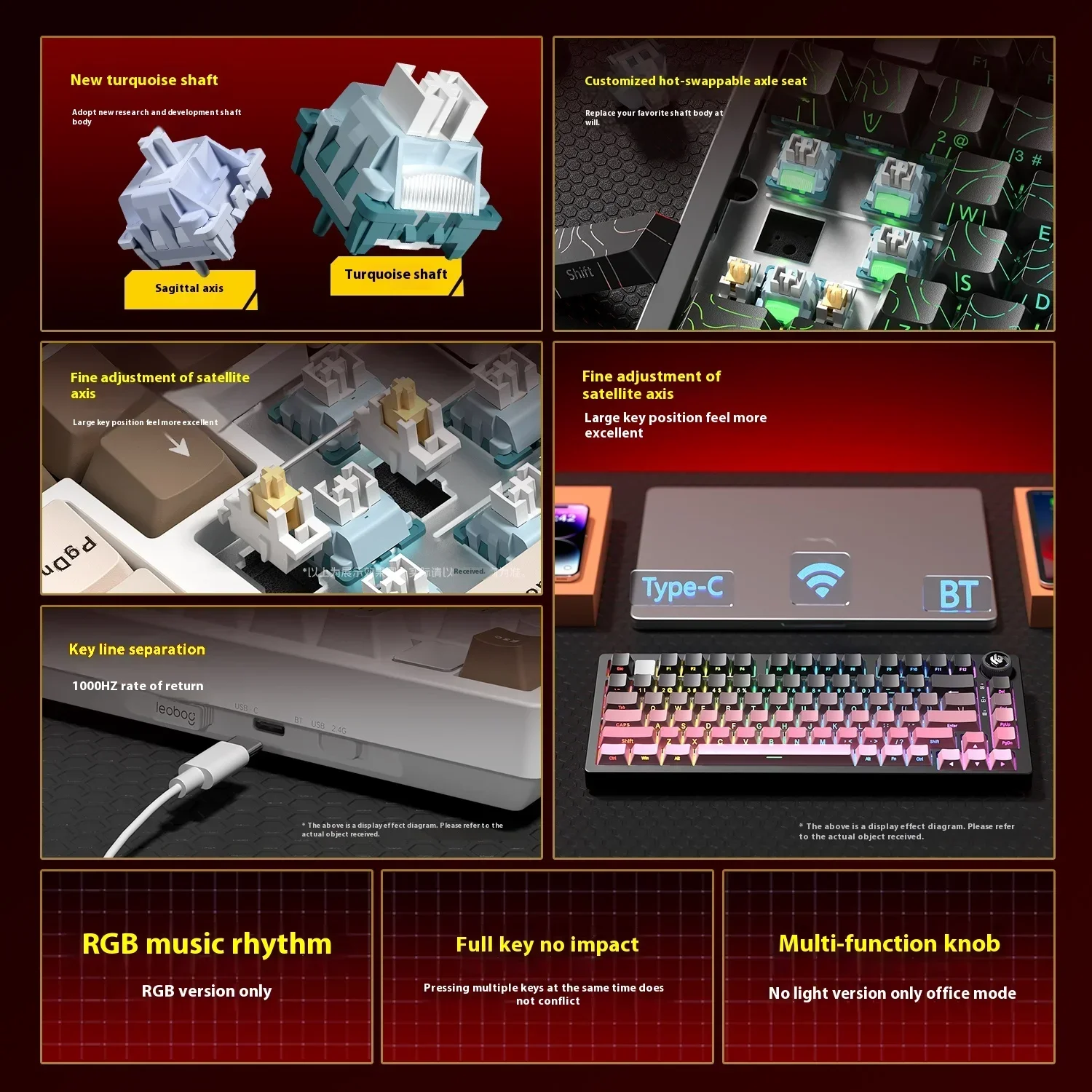 Leobog Hi75C Hi75 Hi75C Pro Ki - Gaming Keyboard Number Pad ulasan dan harga