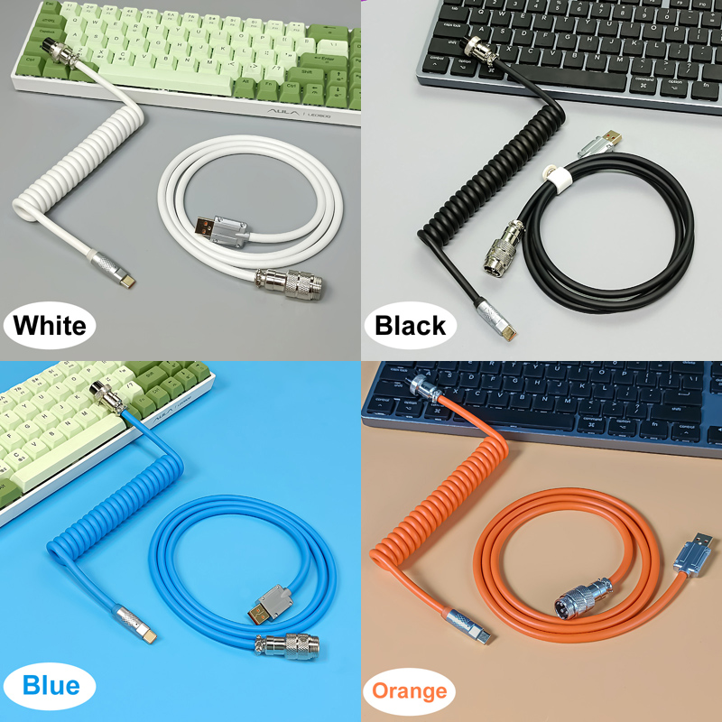 Keyboard mekanik 1.8M PU 6.0 k - Coiled Usb Cable ulasan dan harga