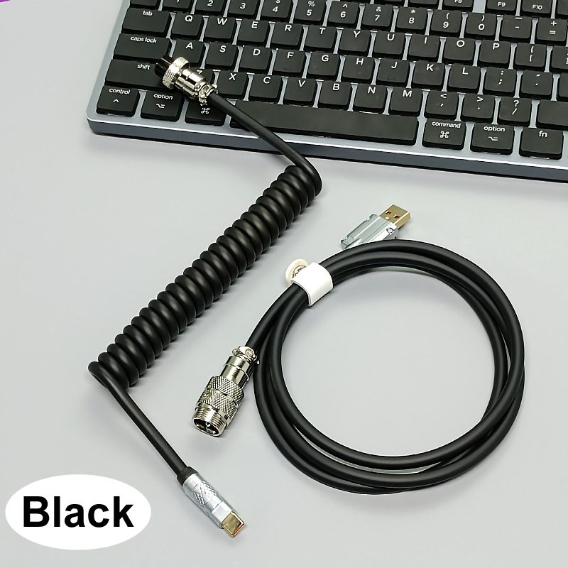 Keyboard mekanik 1.8M PU 6.0 k - Coiled Usb Cable ulasan dan harga
