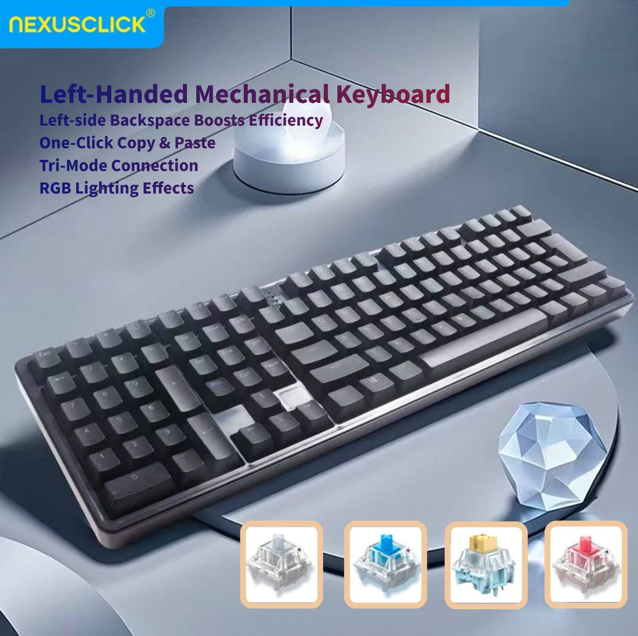 Keyboard Mekanik Bekas NexusCl - Gaming Keyboard Number Pad ulasan dan harga